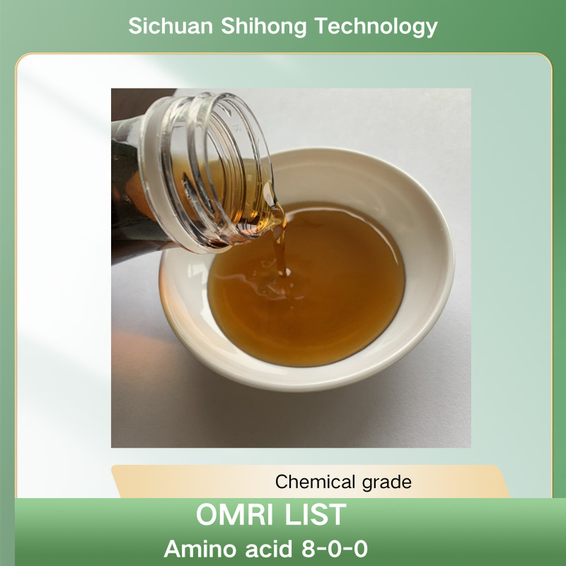 Biostimulants Organic Nitrogen Fertilizer – Amino Acid Liquid 50% (8-0-0) High-Efficiency Plant-Based Nitrogen for Healthier Crops & Soil
